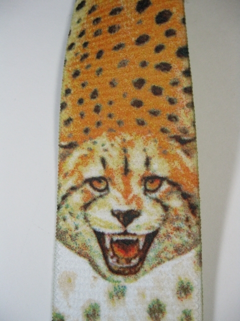 BUTTON-ON WILDLIFE CHEETA Suspenders 1 1/2" wide and 48" long UB120N48WLCH